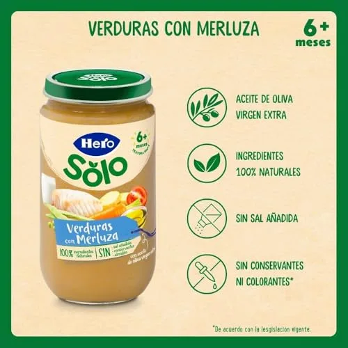 Solo ▫️ Hero Caixa Mista de Potinhos de Carne e Peixe A partir dos 6 meses, 18 x 235 g 3