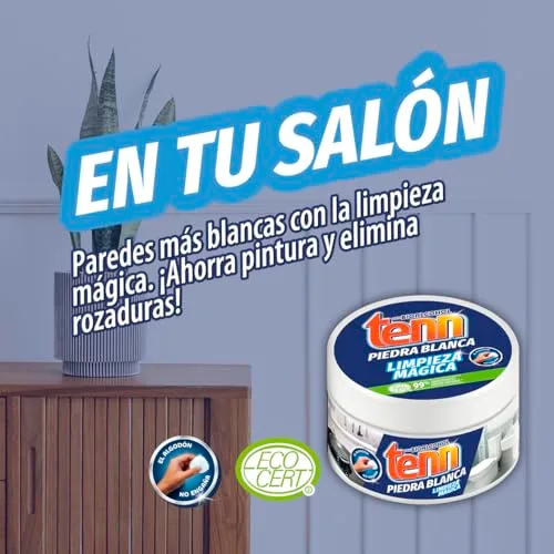 Tenn ▫️ Piedra Blanca Limpieza 375 g: Produto de limpeza universal com argila — Desengordura e dá brilho a todas as superfícies 6