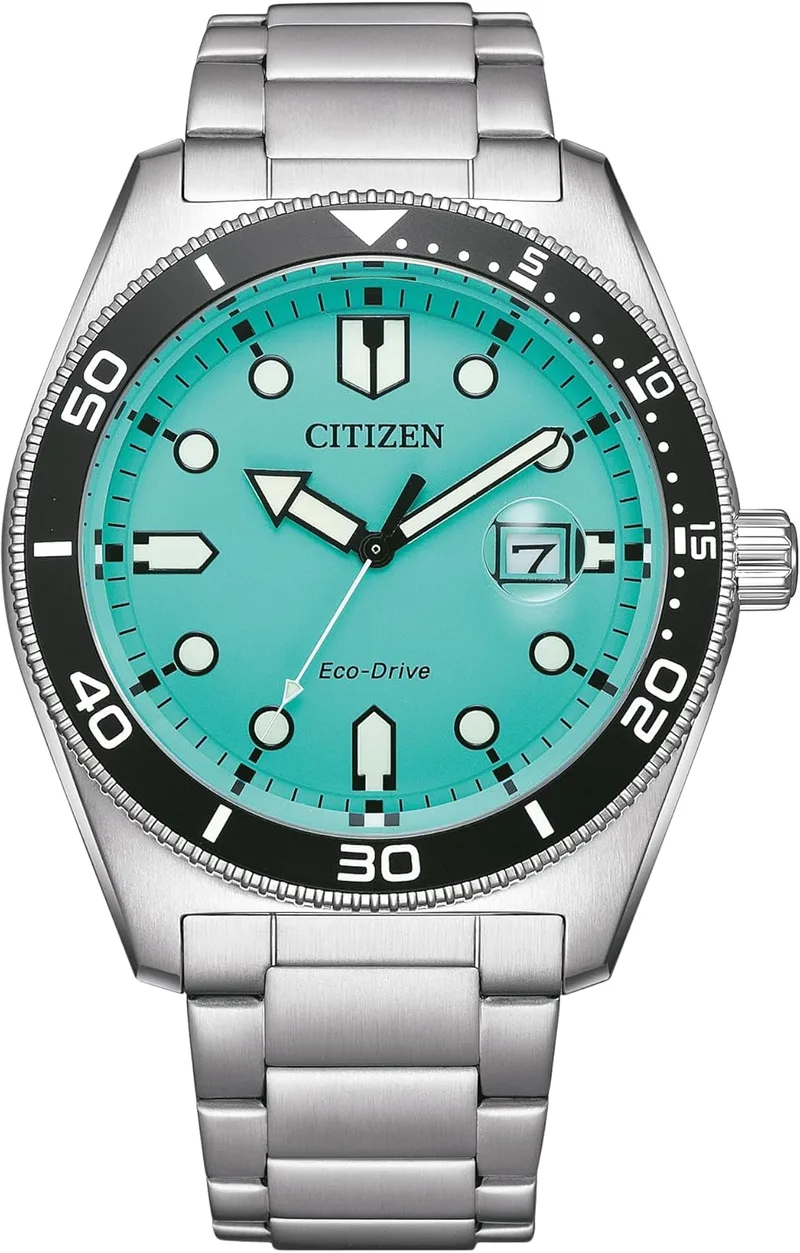 Citizen AW1760-81W - Relógio analógico de quartzo para homem com bracelete em aço inoxidável, prateado, tamanho único, bracelete