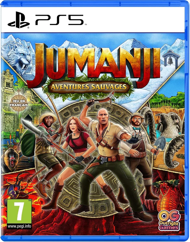Bandai Namco ▫️ Jumanji - Aventuras Selvagens - Jogo para a PS5