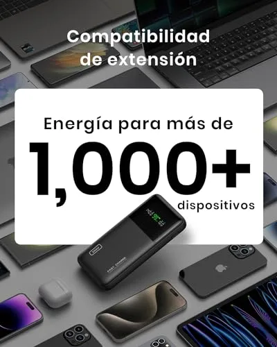 INIU ▫️ Power Bank para Portáteis, 27 000 mAh, 140 W, Carregamento Rápido, Bateria Externa 6