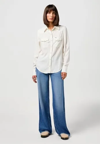 Wrangler ▫️ Calças de ganga para mulher - Corte largo - World Wide - Promises Kept 3