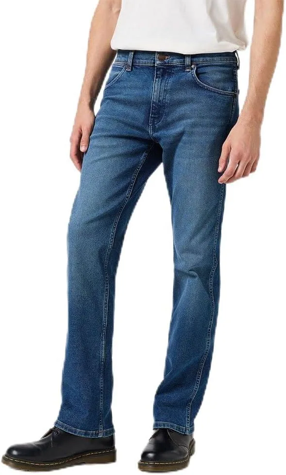 Wrangler ▫️ Calças de ganga para homem - Corte regular - Horizon - Old Habits