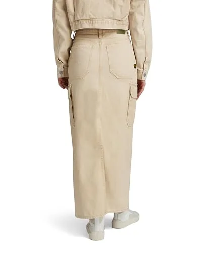 G-STAR ▫️ Mulher Viktoria Long Cargo Skirt 4
