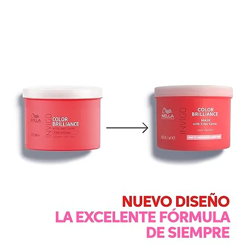 Wella ▫️ Professionals Invigo Color Brilliance - Máscara Intensificadora da Cor - Brilho e suavidade - Restaura a cor - Cabelo fino e normal 500 ml 3