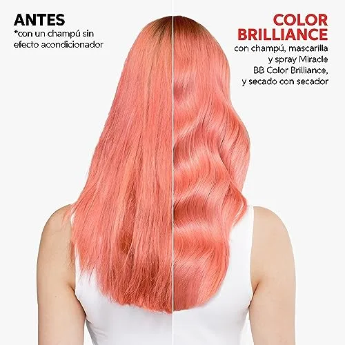 Wella ▫️ Professionals Invigo Color Brilliance - Máscara Intensificadora da Cor - Brilho e suavidade - Restaura a cor - Cabelo fino e normal 500 ml 4