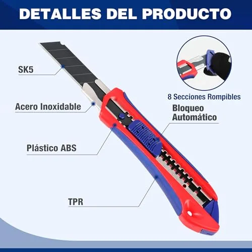 WORKPRO ▫️ X-Acto Profissional, 3 peças, com 10 lâminas de substituição 3