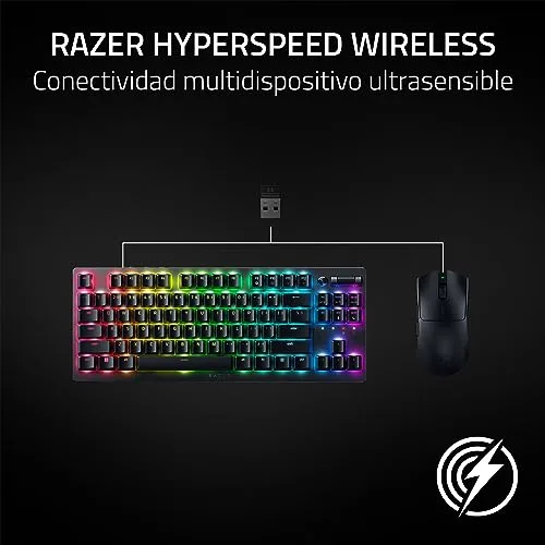 Razer ▫️ Viper V3 HyperSpeed - Rato sem fios para eSports (Sensor ótico Focus Pro 30K, até 280 horas de autonomia da bateria, interruptores mecânicos Gen-2, frequência de amostragem real de 4000 Hz) Preto 6