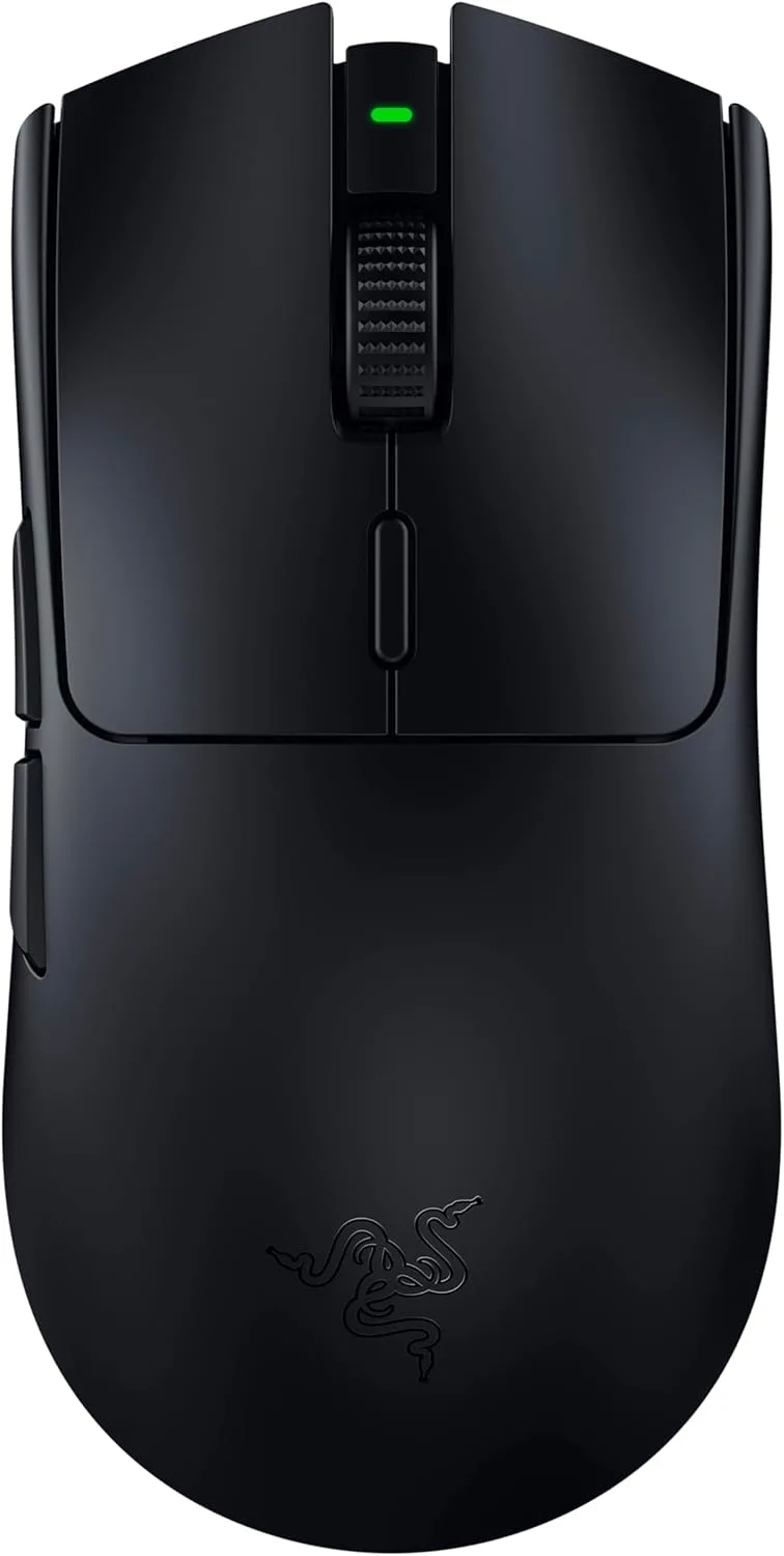 Razer ▫️ Viper V3 HyperSpeed - Rato sem fios para eSports (Sensor ótico Focus Pro 30K, até 280 horas de autonomia da bateria, interruptores mecânicos Gen-2, frequência de amostragem real de 4000 Hz) Preto