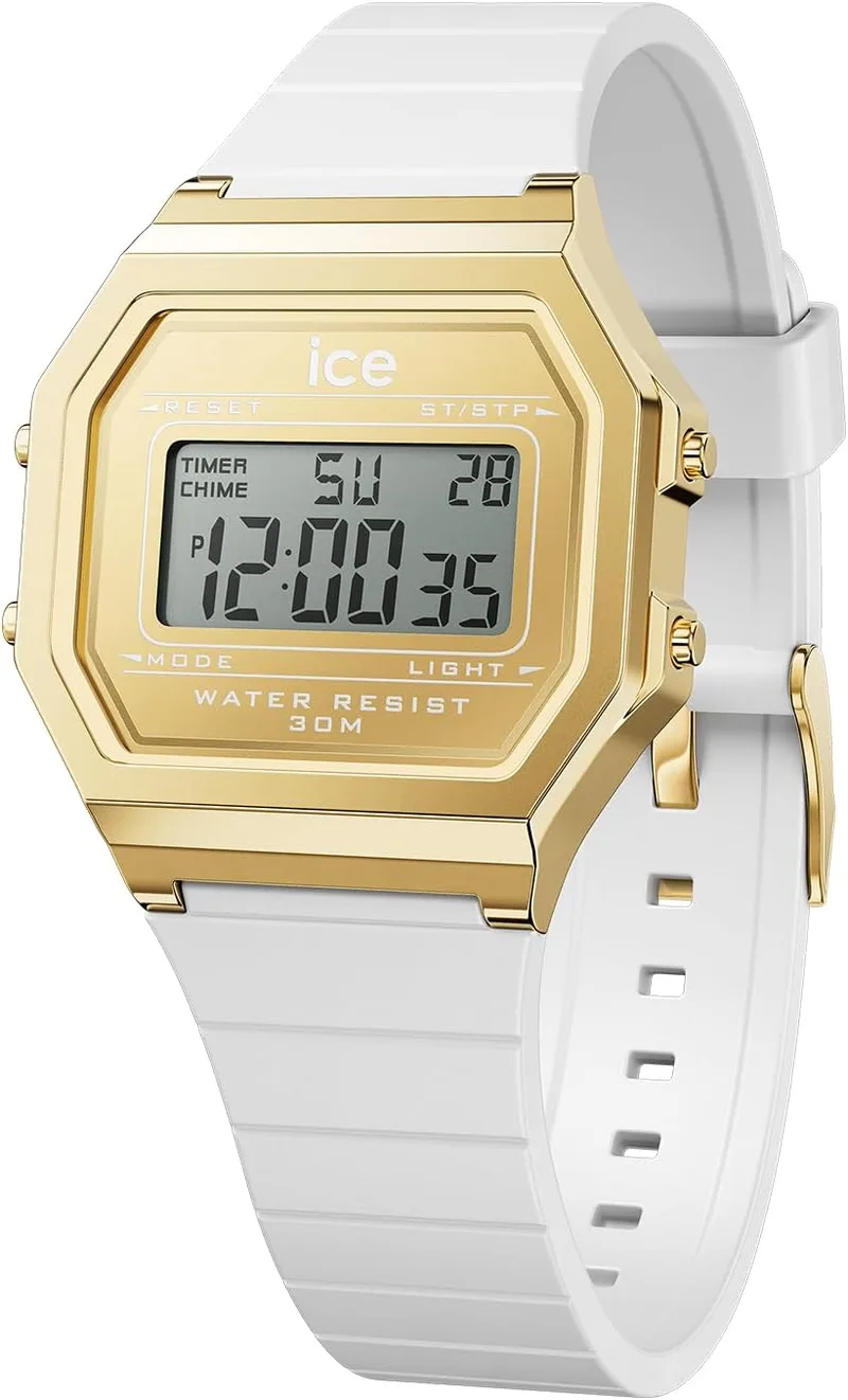 ICE-WATCH ▫️ Ice Digit Retro, Relógio para mulher com bracelete de plástico (pequeno)