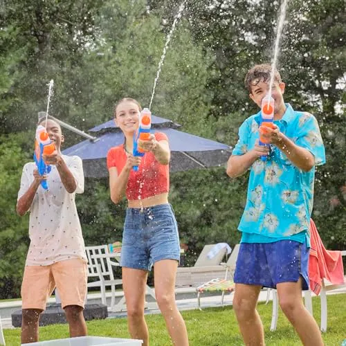 Nerf ▫️ Hasbro Super Soaker Flip Fill, Lançador de Água para Meninos e Meninas a partir dos 6 anos, 4 Modos de Pulverização, Enchimento Rápido, Depósito de 0,8 L, Brincadeiras ao Ar Livre 7
