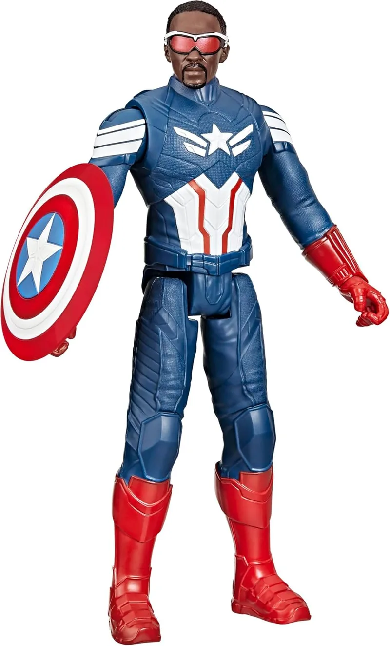Marvel ▫️ Studios, Capitão América Admirável Mundo Novo, Série Titan Hero, Figura de Ação do Capitão América