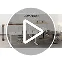 JUMMICO ▫️ Secretária Elevável Elétrica com Carregador USB, Secretária Ergonómica com Altura Ajustável, Secretária para Trabalhar em Pé com Painel Inteligente e Funções de Memória, Secretária para Trabalhar em Pé 100 x 60 cm, Castanho 7