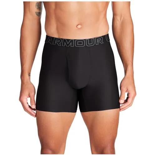 Under Armour ▫️ Conjunto de 3 boxers Tech Mesh para homem, comprimento da perna de 15 cm – Respiráveis, absorvem a humidade, toque suave, conforto durante todo o dia 2