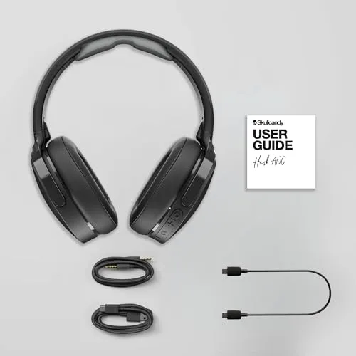 Skullcandy ▫️ Auscultadores Hesh ANC sem fios, com cancelamento de ruído, 22 horas de autonomia, microfone, compatíveis com iPhone, Android e dispositivos Bluetooth - Preto 7
