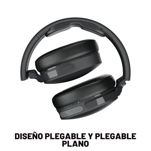 Skullcandy ▫️ Auscultadores sem fios Hesh EVO com auriculares que cobrem as orelhas, 36 horas de autonomia, microfone, compatíveis com iPhone, Android e dispositivos Bluetooth - Preto 5