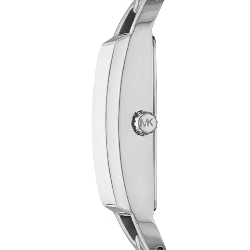 Michael Kors ▫️ Relógio Empire para mulher, movimento de quartzo com três ponteiros e bracelete em aço inoxidável 3