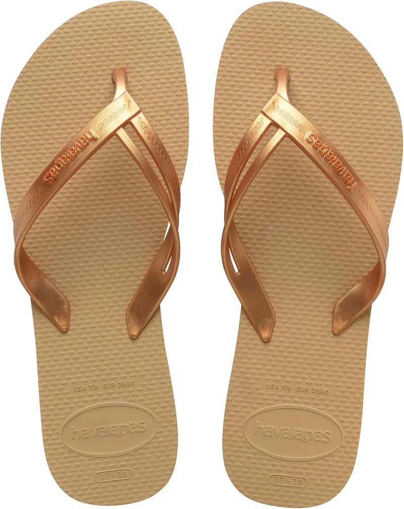 Havaianas ▫️ Elegance, chinelos elegantes, duráveis e confortáveis com tiras elegantes e sola antiderrapante, para mulher