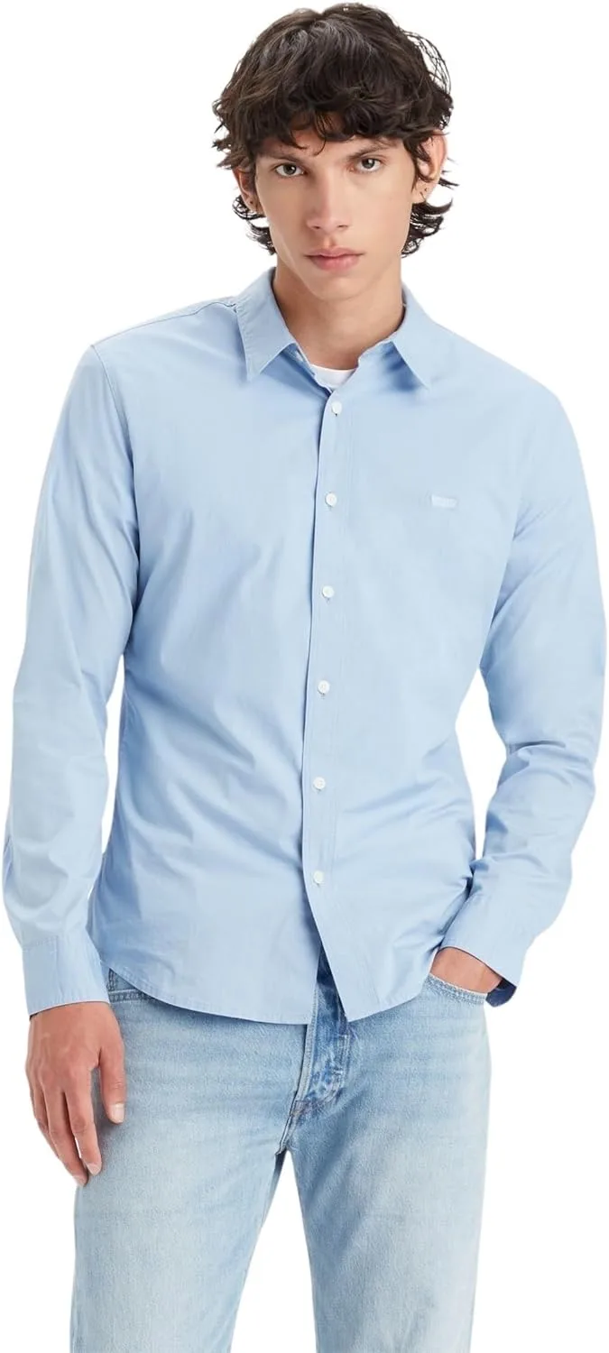 Levi's ▫️ Camisa de manga comprida Battery Housemark Slim para homem