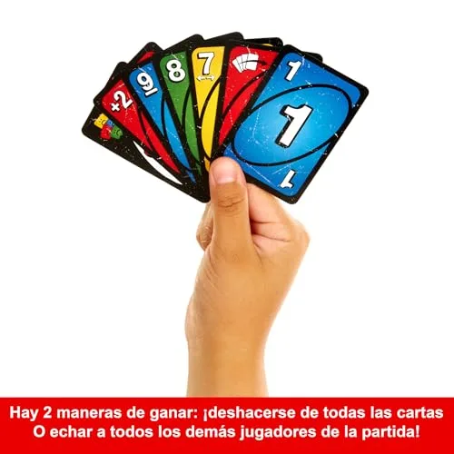Mattel Games ▫️ Jogo de cartas UNO No Mercy Jogo de mesa para toda a família com novas cartas, regras especiais e penalizações mais implacáveis, a partir dos 7 anos (HWV18) 6