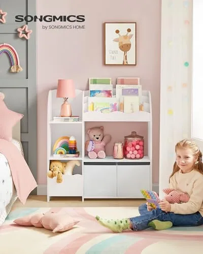 SONGMICS ▫️ Estante Infantil, Organizador de Brinquedos, 2 Caixas 2