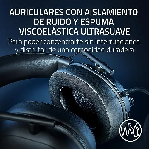 Razer ▫️ BlackShark V2 HyperSpeed para PC - Auscultadores sem fios e leves para eSports (280 g, microfone HyperClear, diafragmas TriForce de titânio de 50 mm, Bluetooth) Preto 6