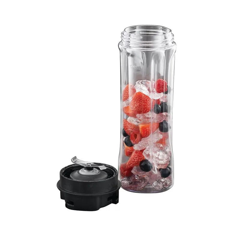 Russell Hobbs ▫️ Liquidificador Individual Mix & Go, Liquidificador para Smoothies, Mini-liquidificador para sumos, batidos e gazpachos, copo de 600 ml, tampa, sem BPA, pés antiderrapantes, aço inoxidável, 23472-56 3