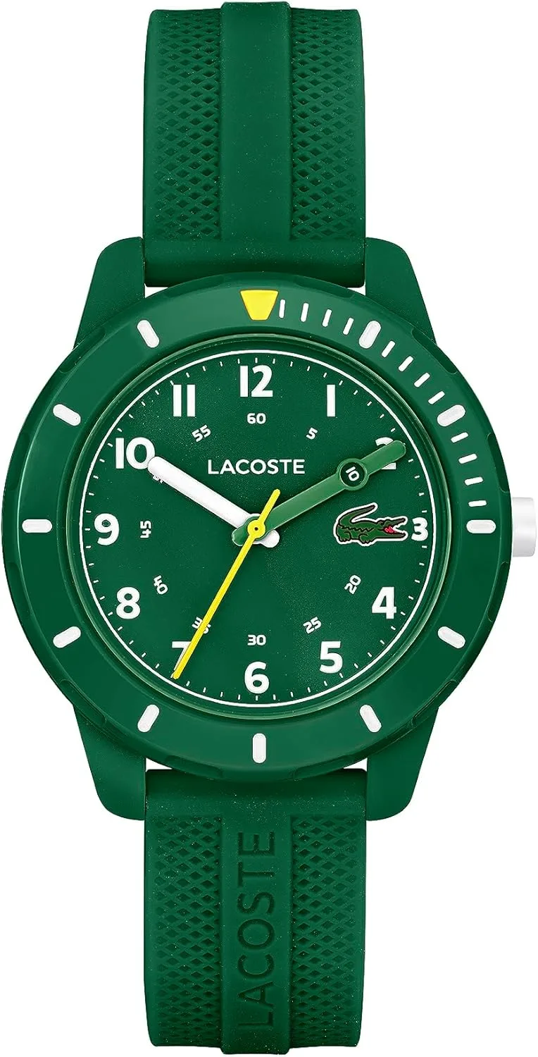 Relógio de Quartzo Analógico Lacoste para Crianças Coleção Mini Ténis com Bracelete de Silicone