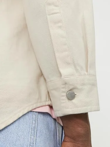 JACK & JONES ▫️ Jorsantorini Denim Overshirt LS Camisa de manga comprida para homem 5