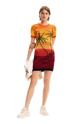 Desigual ▫️ Vest_bipalmeri Vestido de senhora 4