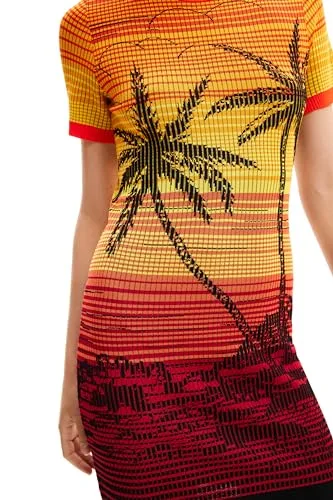 Desigual ▫️ Vest_bipalmeri Vestido de senhora 5