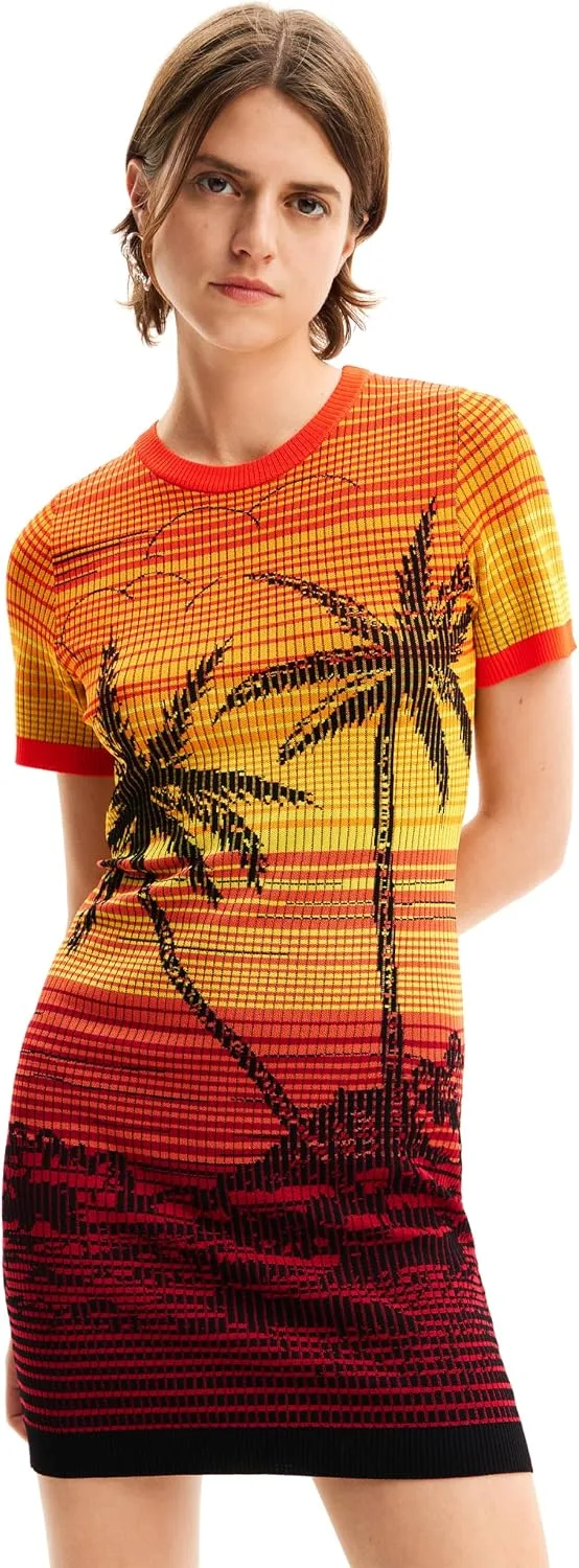 Desigual ▫️ Vest_bipalmeri Vestido de senhora