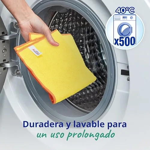 Spontex ▫️ Panos de microfibra para limpeza | 16 panos da coleção Microfibre | Para utilizar como panos para o pó e panos de cozinha | 30 x 30 cm | Cores variadas | 16 unidades 6