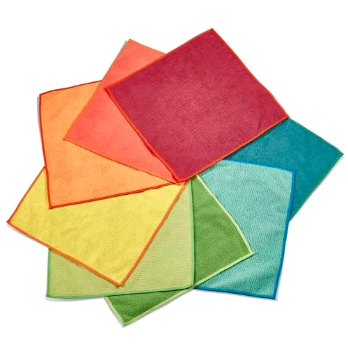 Spontex ▫️ Panos de microfibra para limpeza | 16 panos da coleção Microfibre | Para utilizar como panos para o pó e panos de cozinha | 30 x 30 cm | Cores variadas | 16 unidades 7