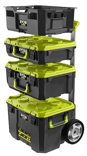 Ryobi ▫️ Caixa de ferramentas com rodas (66,5 L) - Syteme LINK - RSL201 5