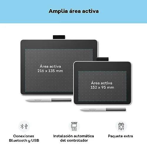 Wacom ▫️ One Medium, mesa de desenho, inclui caneta sem bateria 3