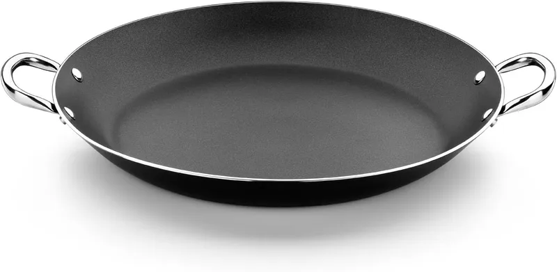 Monix ▫️ Resistent Plus | Panela de alumínio com revestimento antiaderente de 38 cm | Adequada para todos os tipos de fogões, incluindo os de indução