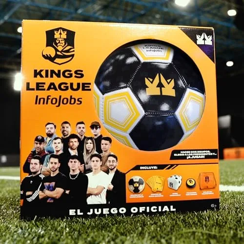 IMC Toys ▫️ Jogo Oficial da Kings League – Jogo de Futebol que recria um jogo real da Kings League. Inclui bola, cartas e botão. PARA MENINOS E MENINAS com mais de 6 anos 4