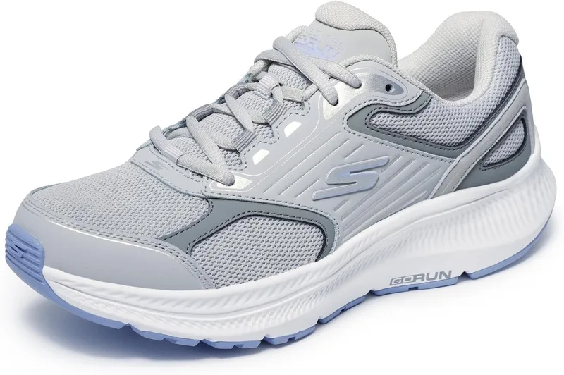 Skechers ▫️ Ventaja Go Run Consistent 2.0 Ténis para meninas | Palmilha Goga Mat com refrigeração por ar, amortecimento ultraleve, tecnologia M-Strike, parte superior em couro e malha