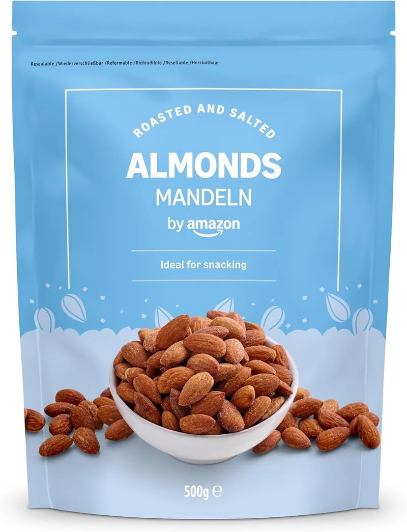 by Amazon ▫️ da Amazon AMÊNDOAS TORRADAS E SALGADAS, 500 g