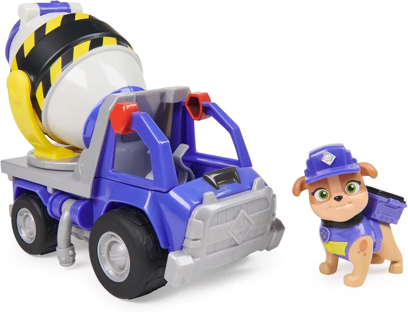 RUBBLE & CREW ▫️ Mix Figura & Mix Brinquedo - Paw Patrol Paw Patrol Toys - 6066540 - Brinquedos para Crianças 3 anos + - Menino 3 anos + - Presente para Crianças 3 anos +