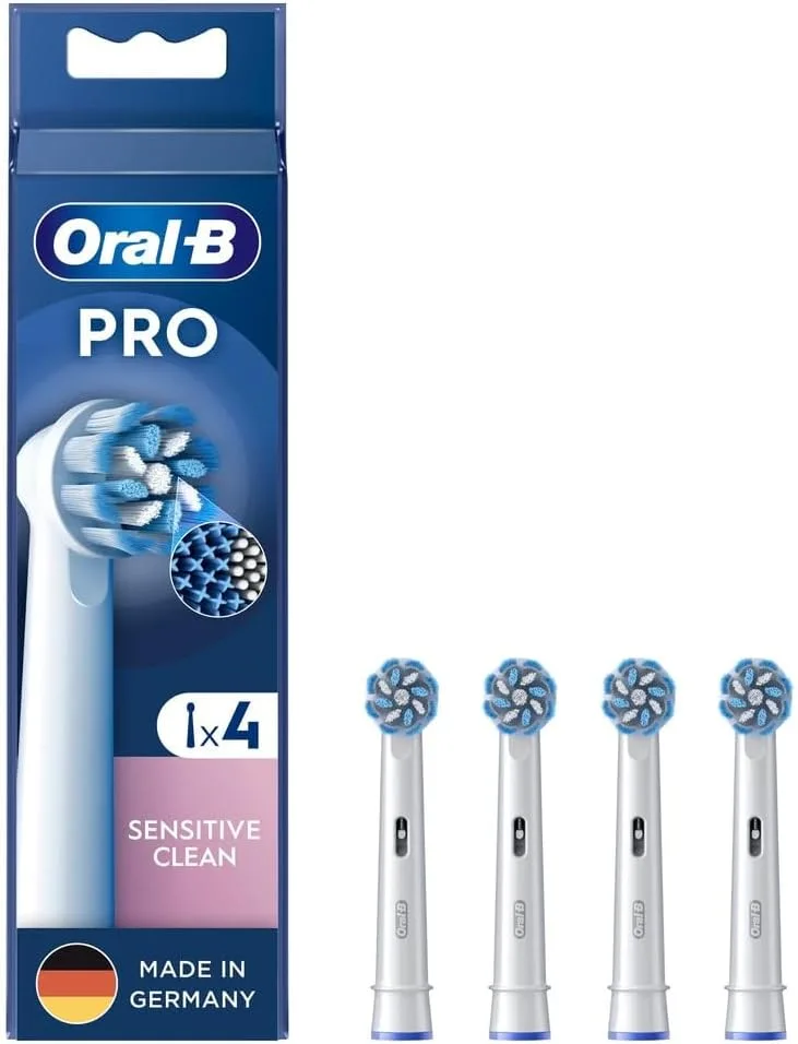 Oral-B ▫️ Pro Sensitive Clean - Conjunto de 4 escovas de dentes