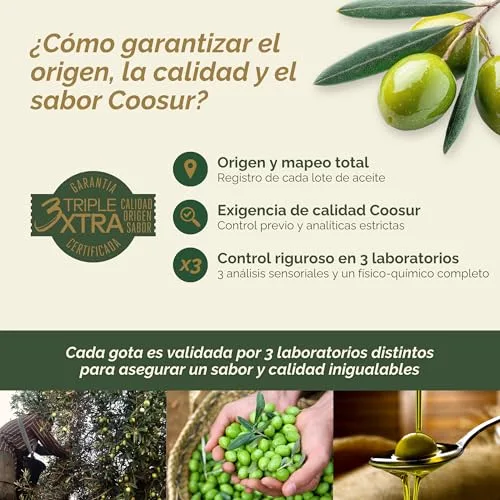 COOSUR ▫️ Azeite Virgem Extra Hojiblanca 3 Litros 4
