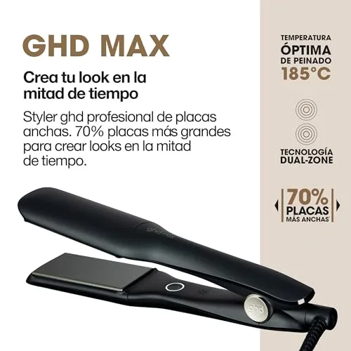 ghd ▫️ Max - Alisador de cabelo profissional com placas largas, mais brilho 3