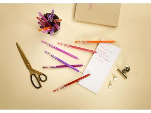 PILOT ▫️ Caixa de 12 canetas FriXion Ball Stick - Tinta de gel apagável - 4 azuis, 4 pretas, 2 vermelhas, 2 verdes - Ponta média 2