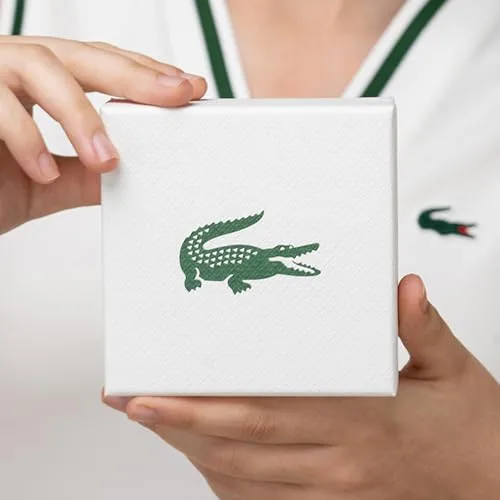 Lacoste ▫️ Colar de Corrente para Homem - Coleção 6