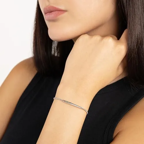 Calvin Klein ▫️ Pulseira para mulher da coleção ELONGATED DROPS em aço inoxidável - Disponível nas versões prateada ou dourada 4