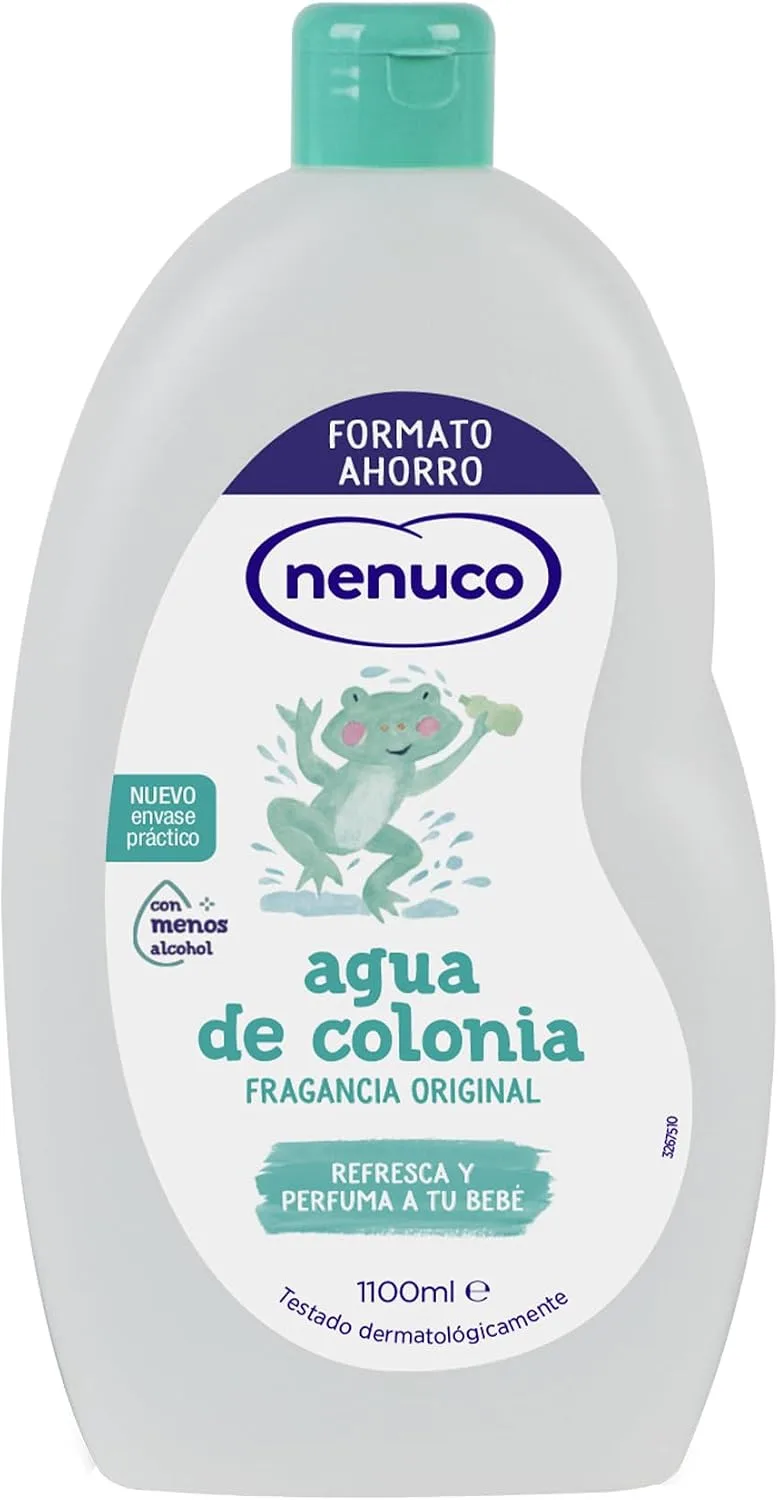 Nenuco ▫️ Água de Colónia, Fragrância Original, com Menos Álcool, Formato Económico 1100 ml