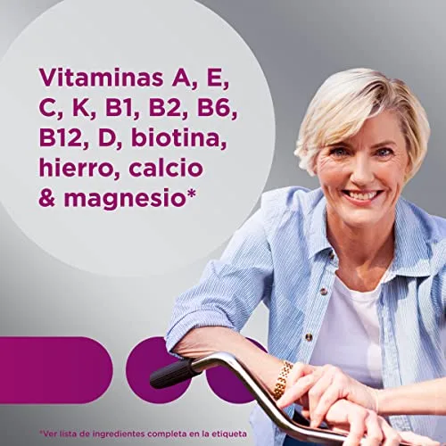 MULTICENTRUM ▫️ Mulher 50+, Suplemento Multivitamínico, Sem Glúten, 100 Comprimidos 5