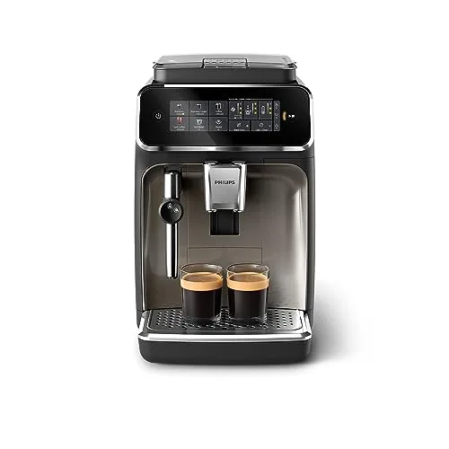 PHILIPS ▫️ 3300 Máquina de café superautomática, bocal para espumar leite, 5 bebidas, Preto 6